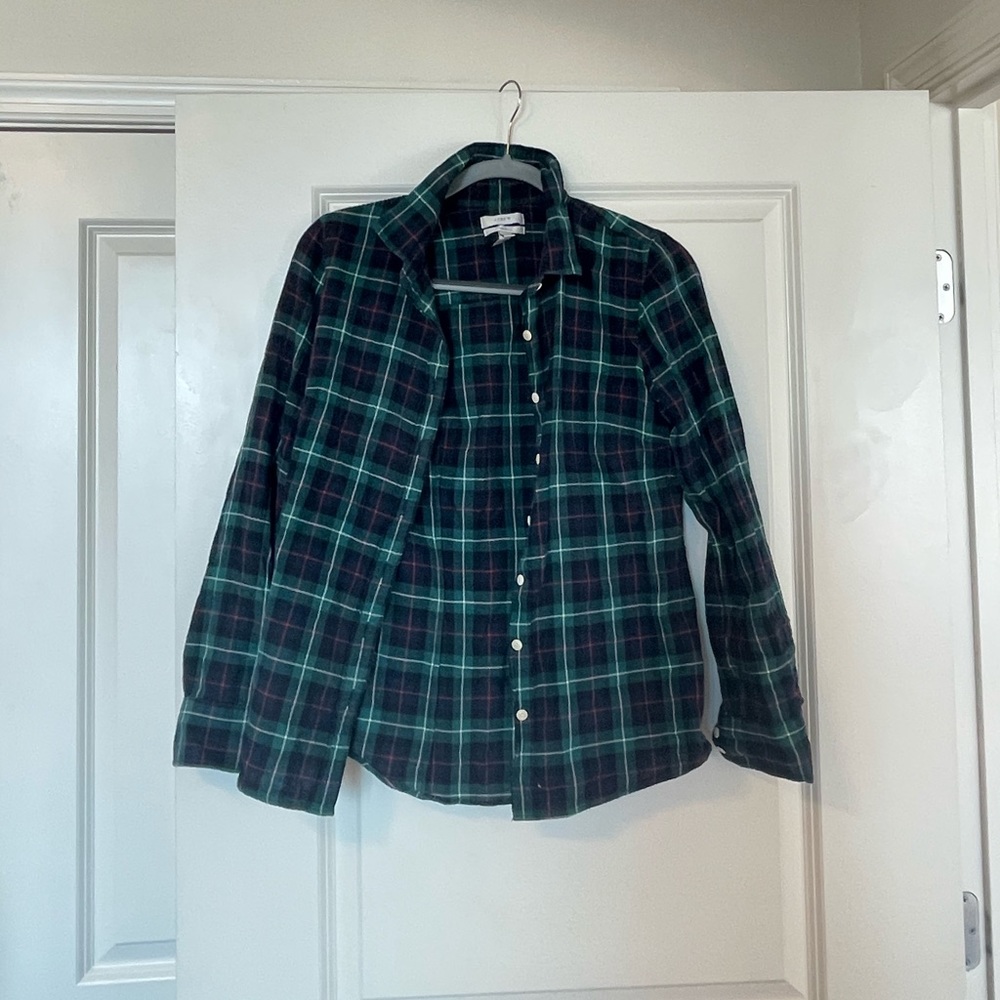 J.Crew Thin Flannel Perfect Shirt